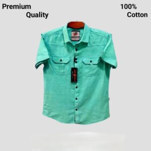 Half sleeve double pocket shirt
