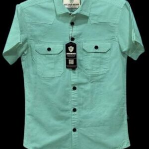 Half sleeve double pocket shirt
