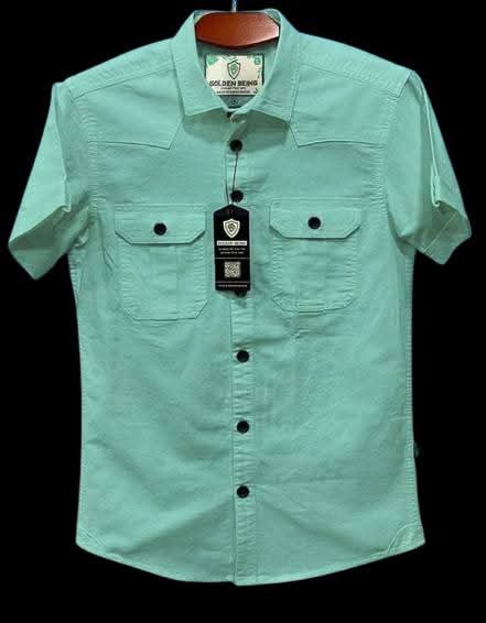 Half sleeve double pocket shirt