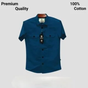Half sleeve double pocket shirt
