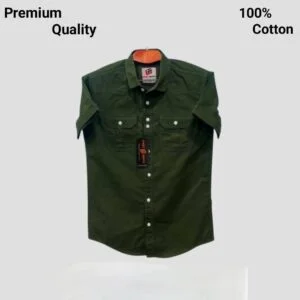 Half sleeve double pocket shirt